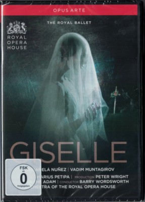 DVD ADAM: GISELLE Marianela Nunez Vadim Muntagirov Royal Ballet Barry Wordsworth