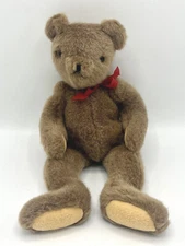 Vtg Teddy Bear 14" Stuffed Animal Creative Marketing Concepts Jointed Weighted 