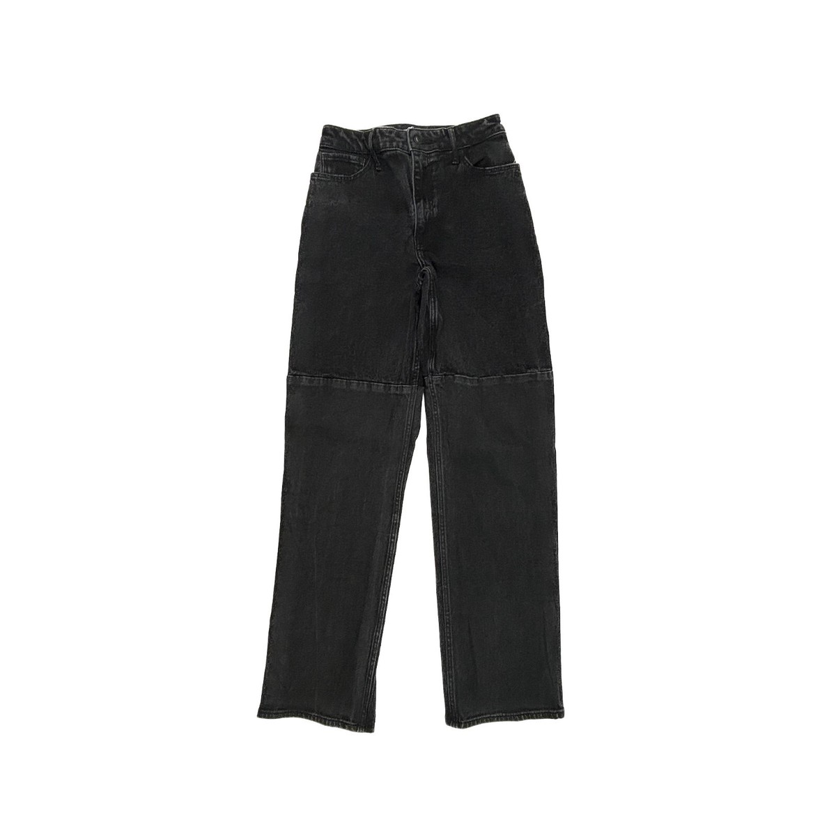 Hollister Ultra High Rise Dad Jean Women's size Long Black Denim
