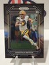 2022 Panini Chronicles Prizm Black Packers Christian Watson Rookie #PB-18