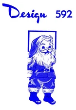 SANTA Sock Doll Pattern 592 Design Mail Order