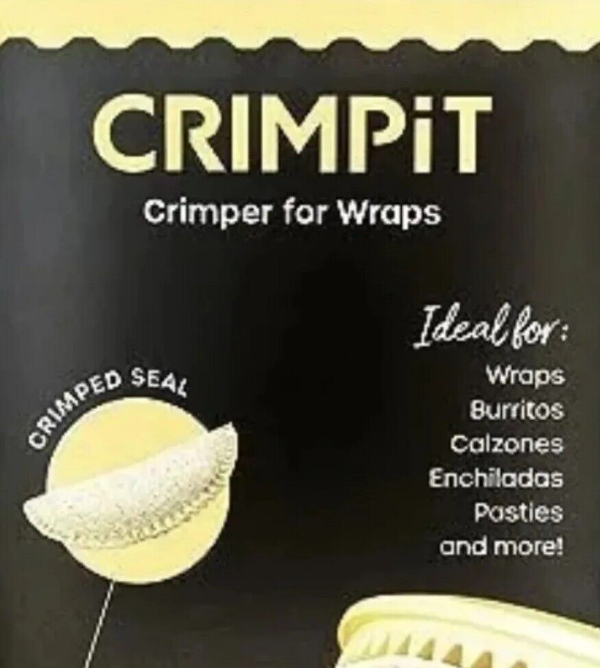 CRIMPiT Wrap A Crimper for Wraps - Create Burritos, Calzones, Enchiladas,  Kebabs, Pasties & More - Start Enjoying Wraps Like You've Never seen Them  Before - Made in The UK Kitchen - Cheapest prices!