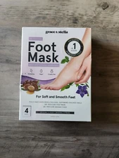 grace & stella Award-Winning Foot Peeling Mask - Foot Peel Masks (4 Pairs)