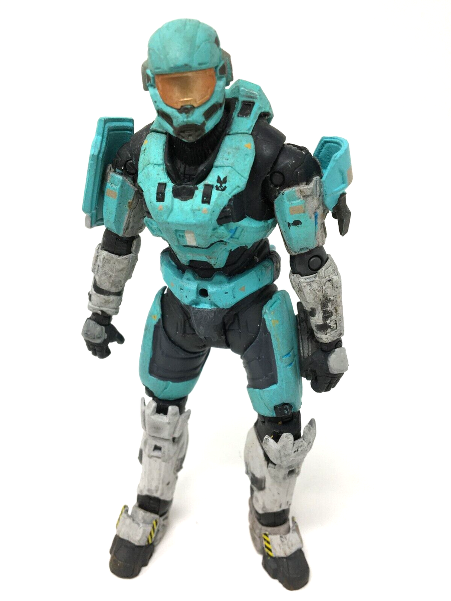Halo Reach Spartan HAZOP Cyan Series 1 Figure McFarlane Toys | eBay