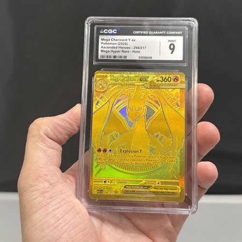 Mega Charizard Y ex graded CGC 9 for sale on eBay