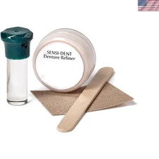 Effortless Denture Relining at Home - Sensi-Dent Kit with Pre-measured Adhesive