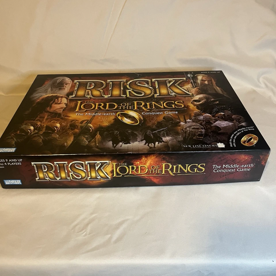 Risk: The Lord of The Rings Board Game 2002 Edition CIB W RING  Parker Brothers - Image 2 of 4