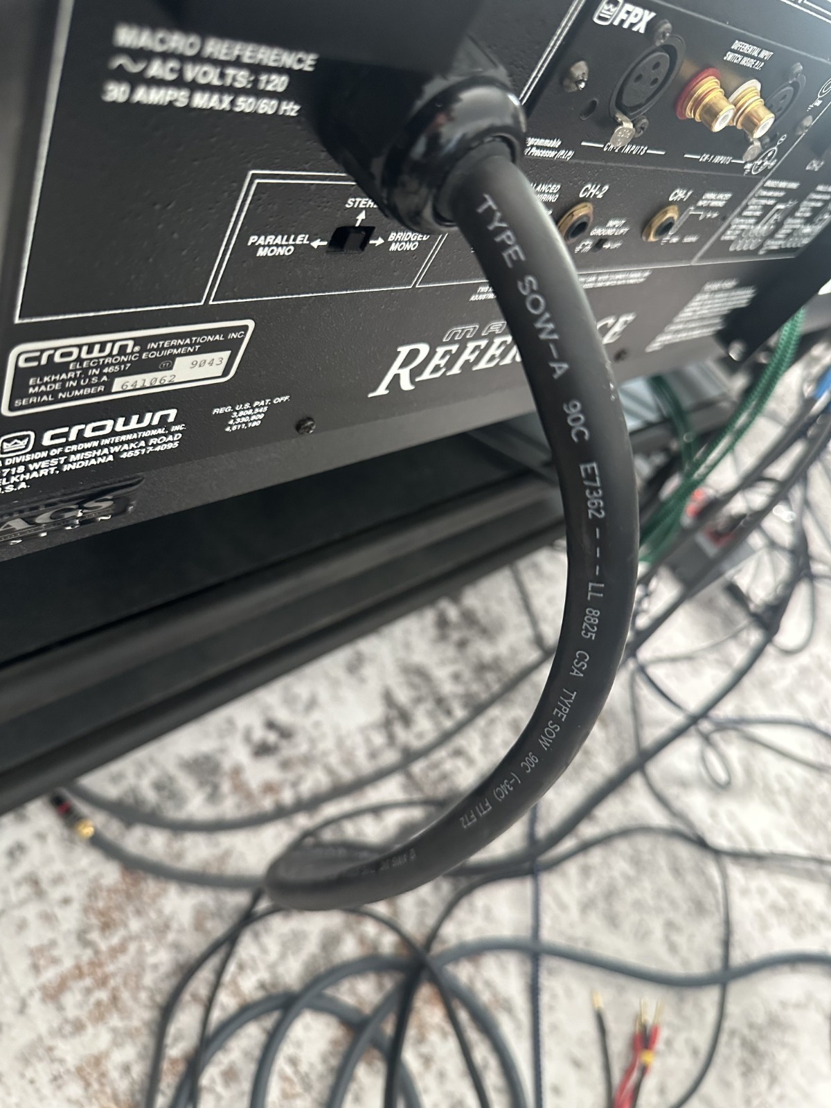 Crown Macro Reference Amplifier Esoteric Version 3000W