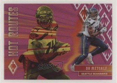 2020 Panini Phoenix Hot Routes Pink 165/199 DK Metcalf #13 u6m