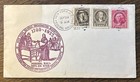 1932 Washington Bicentennial NY Cover 2- 1/2 cent and 1- 2 cent stamps — photo 1