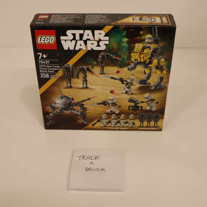 LEGO Star Wars 75431 327th Star Corps Clone Troopers Battle Pack New Sealed.