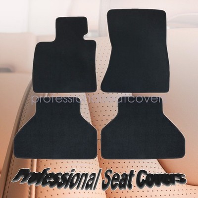 4x Replacement Floor Mats Carpet Velour Black For 2005-2014 BMW X5 E70 / X6 E71