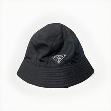 Prada Padded Re-Nylon Bucket Hat/ Size Medium/ Black/ New (AUTHENTIC)