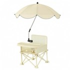 Portable Folding High Chair Lightweight Travel Baby Seat Adjustable Pole