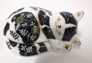 Royal Crown Derby Misty Paperweight Gold Stopper 2003 Collectors Guild (Fel)