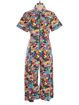 Lucy & Yak L.E. Ragan Jumpsuit Amanda Lobos Artist Print UK 14/US 10 NWOT