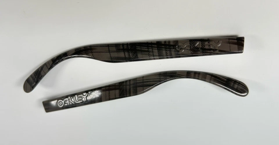 Templos de repuesto Oakley Frogskins gris a cuadros Foto 2 de 4