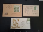 3 documents Federal Republic of Germany 1961 FDC 4 Block Corner or Dürer Collection resolution Q123