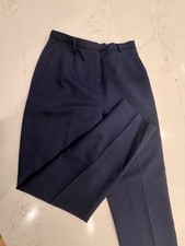 Pendleton 100 Virgin Wool Navy Dress Pants 8 Tailored Career Trousers