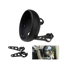 7 Inch Motorcycle Headlight Housing Bracket Headlamp Shell 7" LED Headlight B...