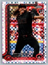 2025 Topps Chrome Update Rhett Lowder #USC110 X-Fractor (RC) Rookie Reds MLB