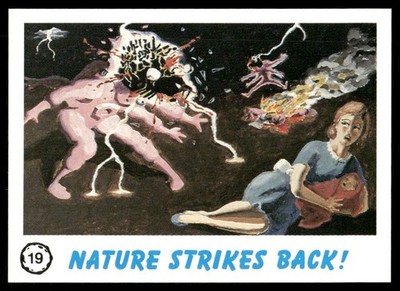 Nature Strikes Back 1986 Uranus Attacks Space Card #19 (NM)