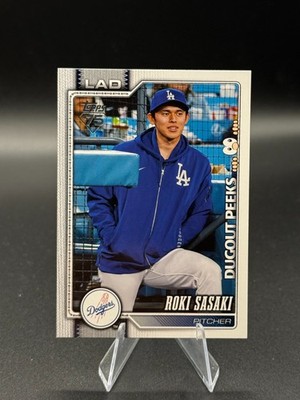 2026 Topps Series 1 Celebrations - Dugout Peeps SP Roki Sasaki