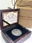 2015 Niue 2 oz .999 Pure Silver $5 Marco Polo High Relief w/Box & COA