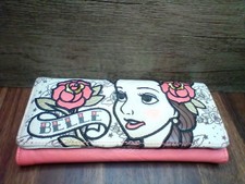 Beauty And The Beast Large Wallet Featuring Belle, Tattoo Style