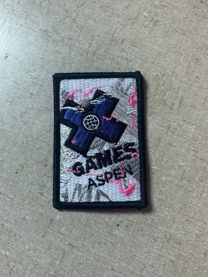 X GAMES ASPEN CO EXTREME ACTION SPORTS LOGO PATCH RARE SKI SNOWBOARD 3'' IRON ON