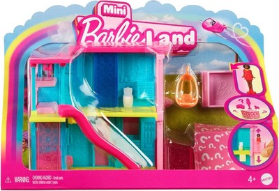 Barbie - Mini Barbieland Dream House (rosa Rutsche & Schaukel) HYF46