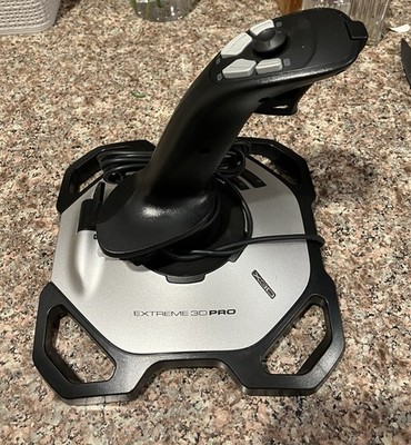 Logitech FBA_942-000008 Extreme 3D Pro USB Cable Joystick - Black/Silver
