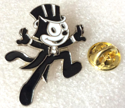 Vintage Cartoon Pin Felix die Katze (+ zu verkaufen) vergoldet