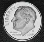 2009 S Silver Proof Roosevelt Dime 90% Silver