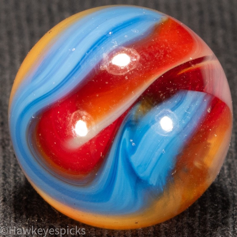 JABO Classic UV ACTIVE Swirl Marble 5/8 Mint Hawkeyespicks sg