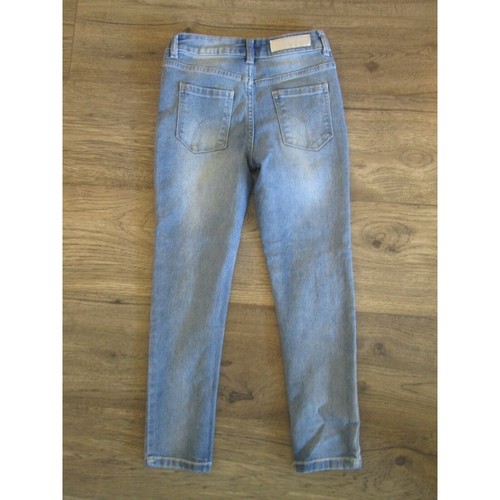 Denim Blue Jeans Ultimate Skinny Medium Wash Girls Kids 8 Calvin Klein Pants - Picture 7 of 9