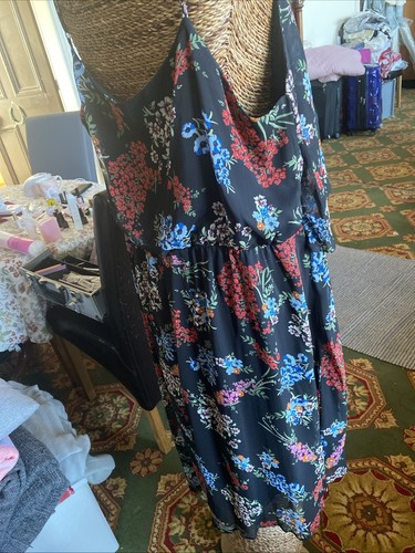 George Pretty Strappy Dress Size 20 - Picture 3 of 5