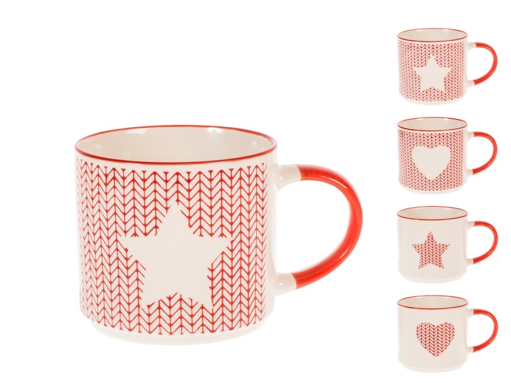 Jumbo H&H Crochet Mugs In New Bone China S/ Plates Cc470