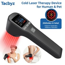 Cold Laser Therapy Device Muscle Joint Pain Relief Infrared Red Light 650 808nm