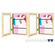 Art Frame 8.5x11 Front Opening Frames for Classroom, 2 Pcs, Gold