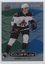 2024-25 Upper Deck Allure Color Flow Green Blue Josh Doan #CFL-25 13c4