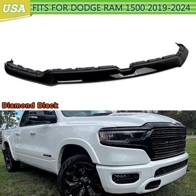 Diamond Black For 2019-2024 Ram 1500 Front Upper Grille Molding Trim 6BT13SZ0AJ
