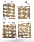 LOT OF 552 Lincoln Wheat ONE CENT pennies 1940’s/1950’s ungraded/some NO MINTs
