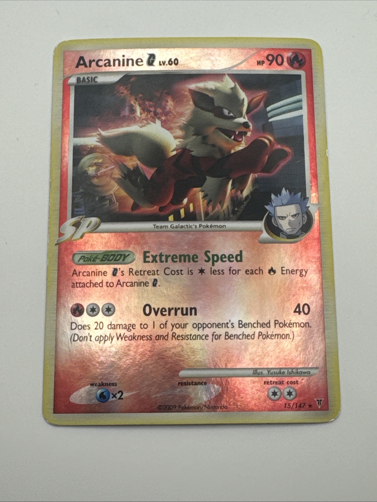 Pokemon Card - Arcanine - Supreme Victors - 15/147 - Reserve Holo - MP