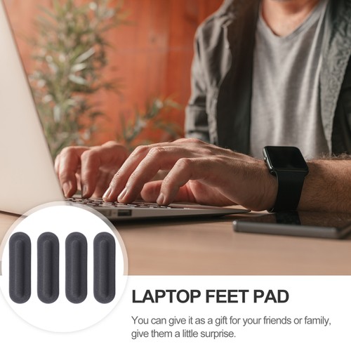 4 Pcs Rubber Feet Laptop Computer Replacement Parts 8 Travel Office Bottom Pads - Afbeelding 9 van 12