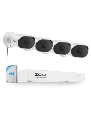 8CH 1080p Home Security Camera System with Audio, AI Person Vehicle Detection...