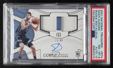 2021 National Treasures Rookie Materials Dual 23/99 Santi Aldama PSA 8 Auto 1a07