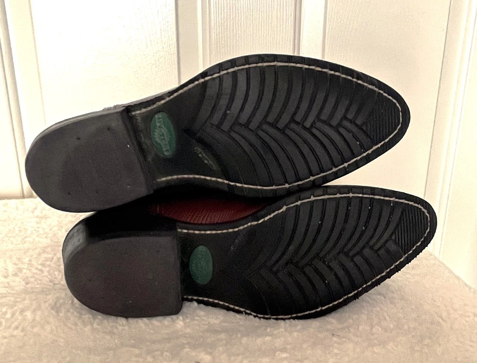 BOTA MUJER HY-TEST WESTERN PUNTERA R Heritage resistente al aceite marrón s-6 1/2" cuero Foto 3 de 4