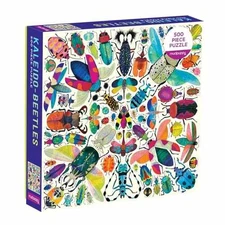 Mudpuppy Kaleido-Beetles Puzzle, 500 Pieces, 20” - Puzzle, by Mudpuppy - New h