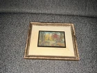 WALLACE NUTTING- Hand-Colored Mini Photo- Signed
